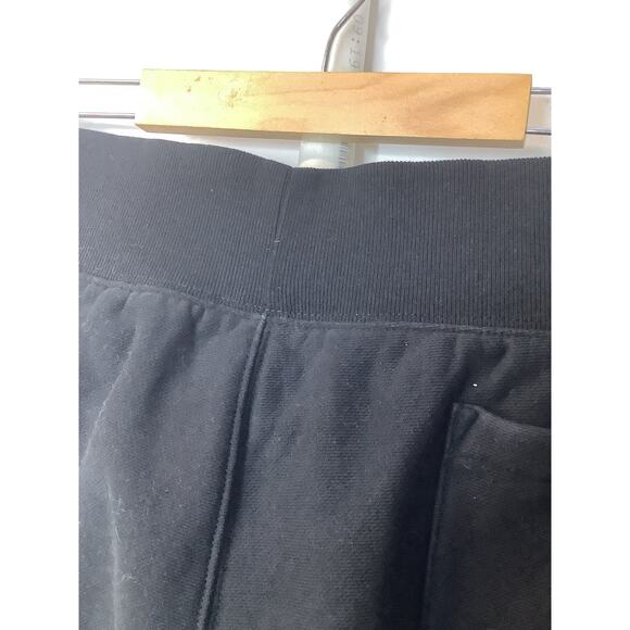 Champion Women's XL Reverse Weave Two Piece Set Cropped Top and Pants Black - Picture 12 of 14